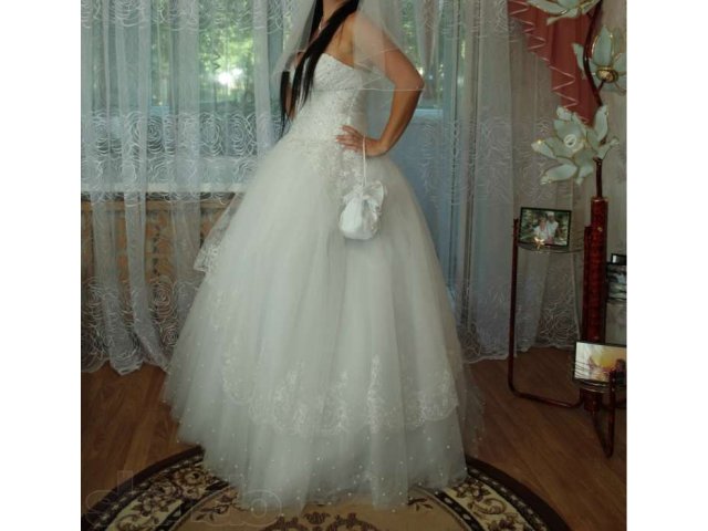 продаем красивое свадебное платье в городе Калуга, фото 2, стоимость: 11 000 руб.