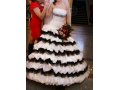 Продам бело-чёрное свадебное платье в городе Нижний Новгород, фото 2, стоимость: 15 000 руб.