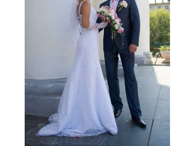 Продаю изящное свадебное платье со шлейфом в городе Богородск, фото 2, Свадебные платья