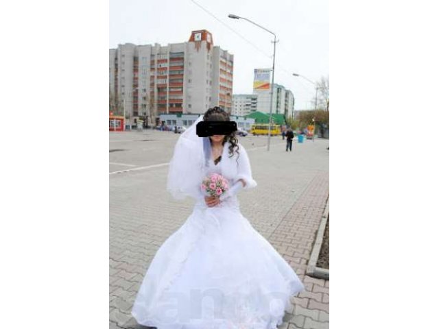 Красивое Свадебное платье в городе Новоалтайск, фото 4, стоимость: 2 500 руб.