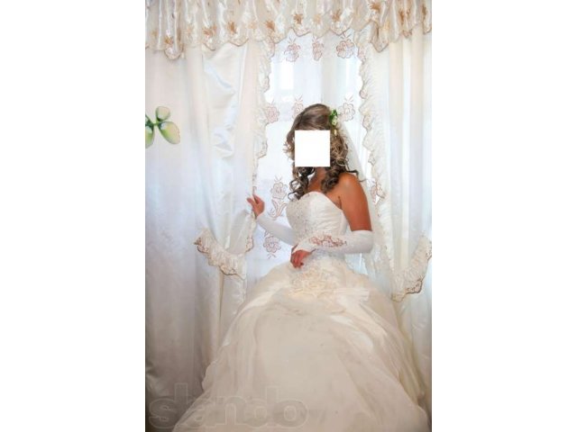 Свадебное платье (перчатки в подарок) в городе Смоленск, фото 1, Свадебные платья