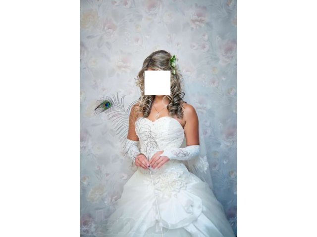 Свадебное платье (перчатки в подарок) в городе Смоленск, фото 2, Смоленская область