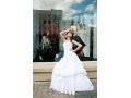 продам свадебное платье р-р 40-42+ фата и перчатки в подарок в городе Хабаровск, фото 3, Свадебные платья