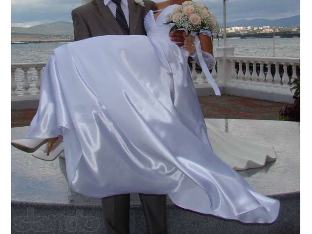 Очень красивое свадебное платье в греческом стиле! в городе Геленджик, фото 2, стоимость: 3 500 руб.