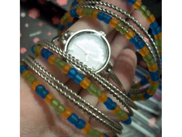 Часики с бисером в городе Омск, фото 1, Наручные часы