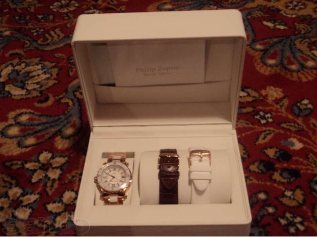 Часы Швейцарские от ZEPTER(новые, белая керамика, розовое золото) в городе Курган, фото 3, Наручные часы