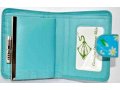 Новый кошелёк из кожи ската голубой с узором в городе Тюмень, фото 3, Другие аксессуары