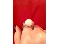 Новое серебр.кольцо с жемчужиной в городе Краснодар, фото 1, Краснодарский край