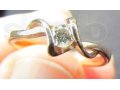 Золотое кольцо с брилиантом в городе Нижний Тагил, фото 1, Свердловская область