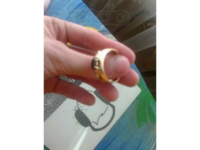 Золотое кольцо с бриллиантами и гранатом в городе Ижевск, фото 2, стоимость: 7 500 руб.