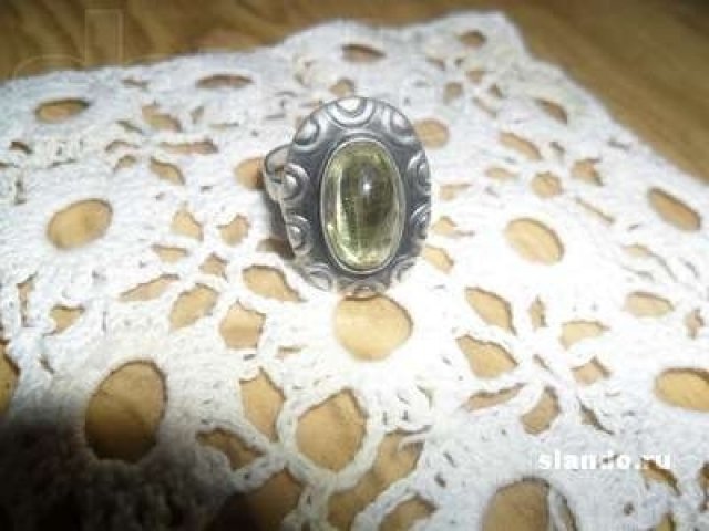 Перстень серебряный с лунным камнем 875пр. СССР в городе Санкт-Петербург, фото 1, Кольца