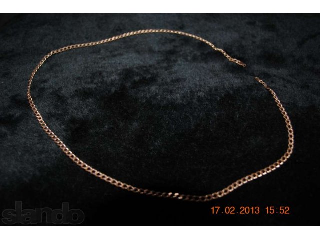 Продам мужскую золотую цепочку, одинарное панцирное плетение, 56см в городе Нижний Новгород, фото 1, Цепочки