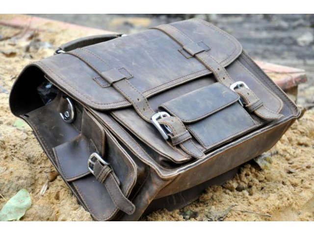 Кожаная сумка L57. 43,18см (кожа Full Grain, США) в городе Сургут, фото 2, Сумки, чемоданы
