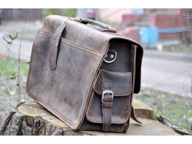 Кожаная сумка L57. 43,18см (кожа Full Grain, США) в городе Сургут, фото 4, стоимость: 14 000 руб.