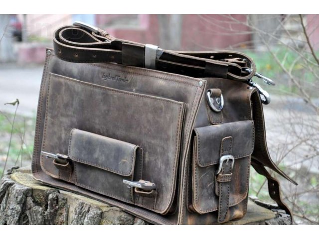Кожаная сумка L57. 43,18см (кожа Full Grain, США) в городе Сургут, фото 5, Сумки, чемоданы