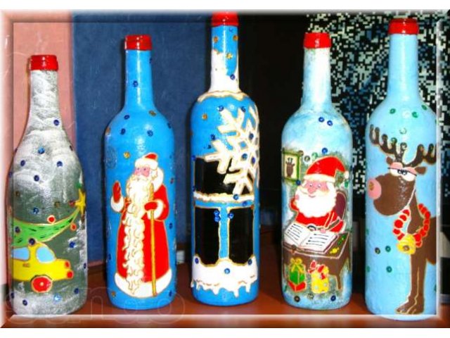 Новогодние бутылки, корзины, конфетные букеты в городе Самара, фото 5, Самарская область
