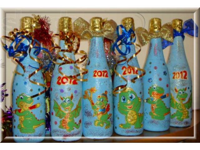 Новогодние бутылки, корзины, конфетные букеты в городе Самара, фото 8, Самарская область