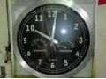 Настенные  часы  с  термометром  и  влагометром  из  ФИНЛЯНДИИ в городе Псков, фото 1, Псковская область