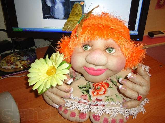 авторская интерьерная кукла на удачу -отличный подарок в городе Орск, фото 3, стоимость: 1 000 руб.