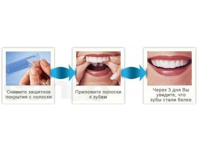 Отбеливающие полоски для зубов Crest Whitestrips в городе Хабаровск, фото 2, Средства по уходу
