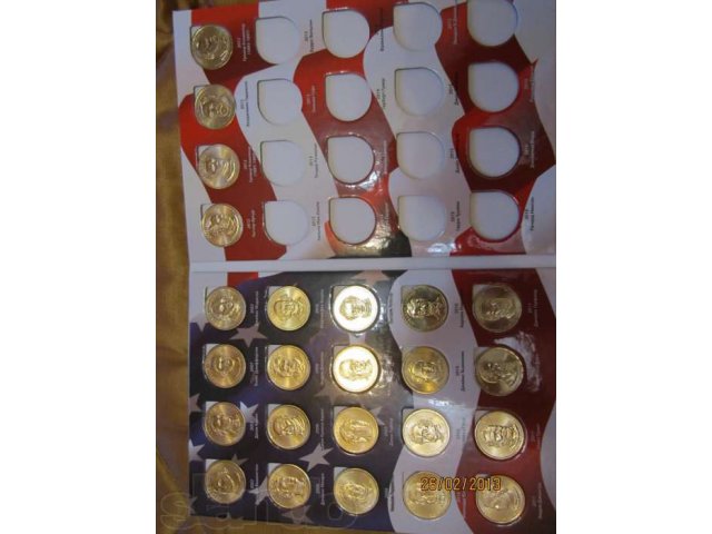 американские монеты с альбомами в городе Сургут, фото 1, стоимость: 3 000 руб.