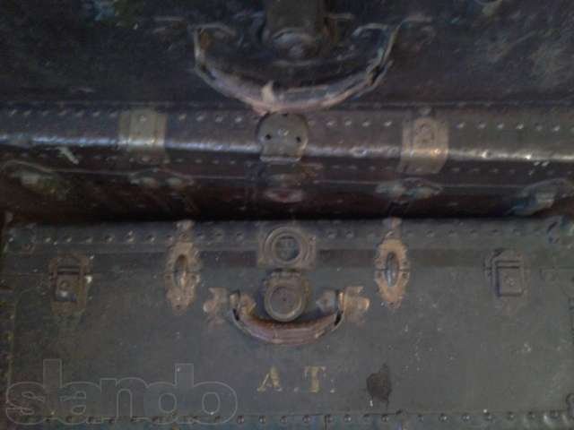 Сундук, 2 чемодана, баян Вельтмайстер 1946г. в городе Омск, фото 7, Антикварная мебель
