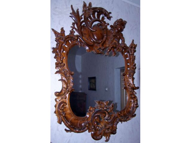 роскошное зеркало в стиле барокко в городе Санкт-Петербург, фото 3, Антикварная мебель