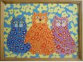 Картина ручной работы. Веселые коты в городе Железногорск, фото 1, Курская область
