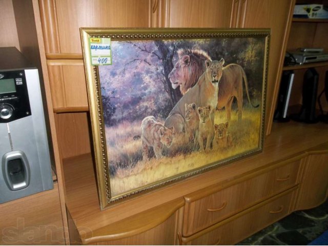 Картина с изображением семейства львов в городе Хабаровск, фото 1, стоимость: 400 руб.