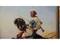 1900-е Араб на коне лошадь конь живопись картина в городе Калининград, фото 2, стоимость: 25 000 руб.