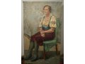 Картина Портрет сидящей пожилой женщины в городе Видное, фото 1, Московская область