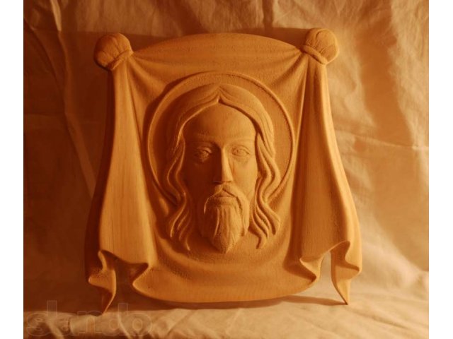 Деревянная Икона Лик Иисуса Христа в городе Крымск, фото 2, стоимость: 4 700 руб.