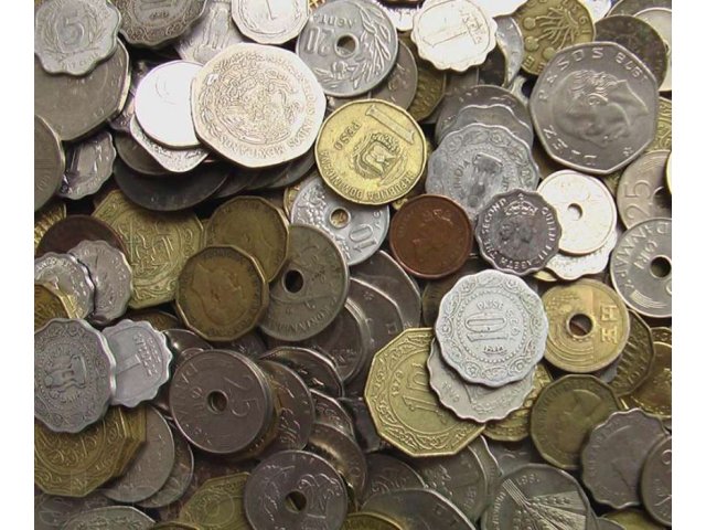 10 иностранных монет необычных форм в городе Кандалакша, фото 3, Нумизматика