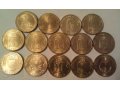 Набор из 14 монет в городе Белгород, фото 2, стоимость: 500 руб.