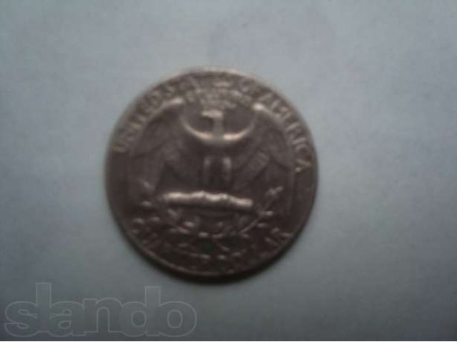 Продам монету quarter dollar 1967г в городе Сясьстрой, фото 1, Нумизматика