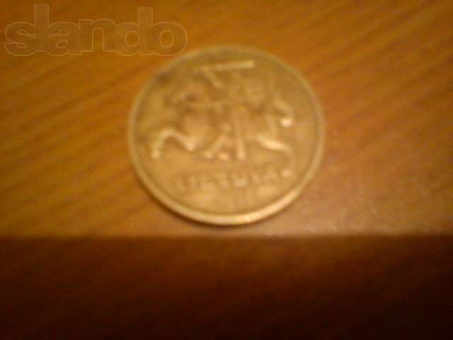 монета 20 centu lietuva 1997 г. в городе Тверь, фото 2, Нумизматика