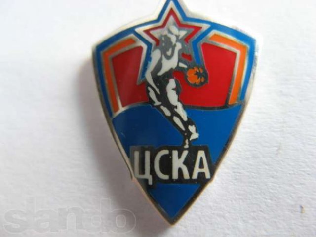 Значок ЦСКА, баскетбол. в городе Москва, фото 1, стоимость: 1 500 руб.