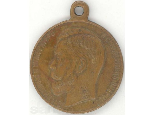 Медаль «За храбрость», Николай II, бронза. в городе Орёл, фото 1, Военные предметы