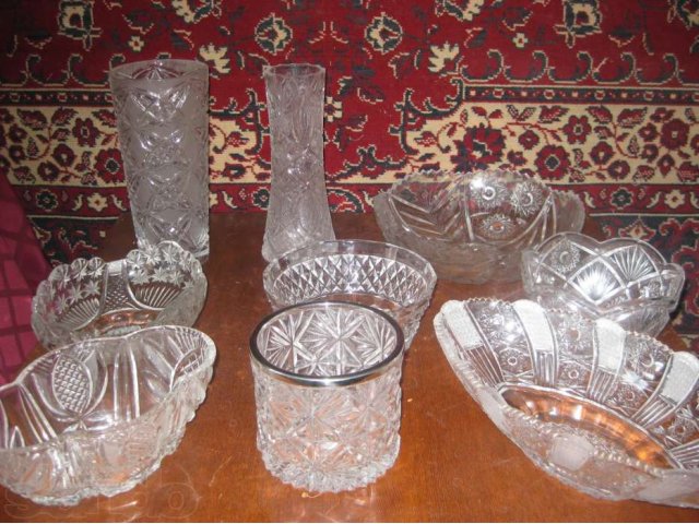 Продам хрустальные вазы советских времен в городе Увельский, фото 1, Другое
