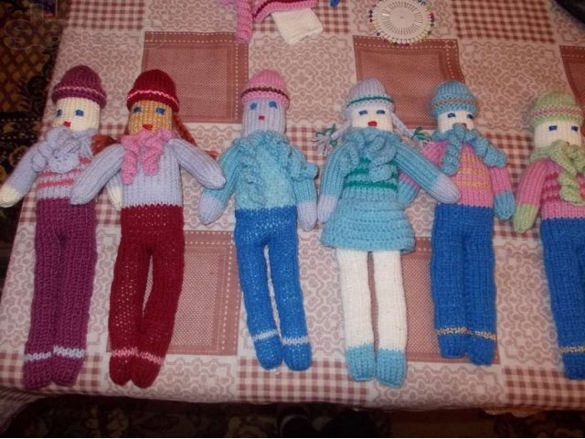 Куклы вязаные ручной работы в городе Псков, фото 4, Поделки и рукоделие