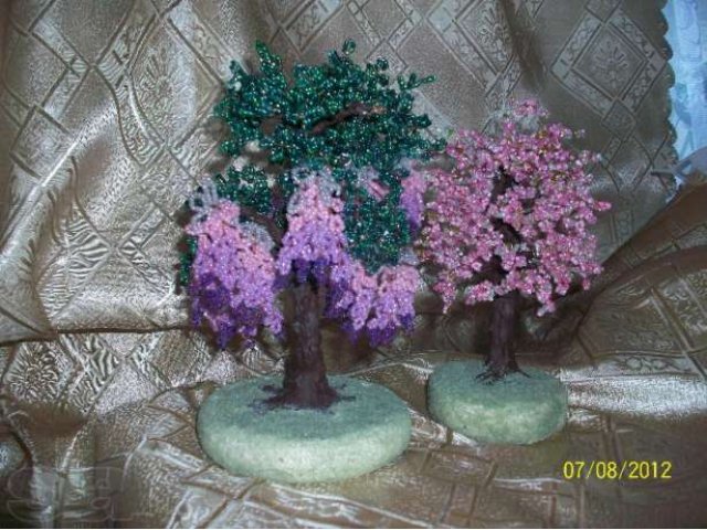 Иконы вышивка бисером ручная работа, деревья из бисера в городе Кострома, фото 3, стоимость: 1 000 руб.