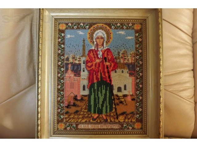 Иконы бисером в городе Самара, фото 3, стоимость: 8 000 руб.
