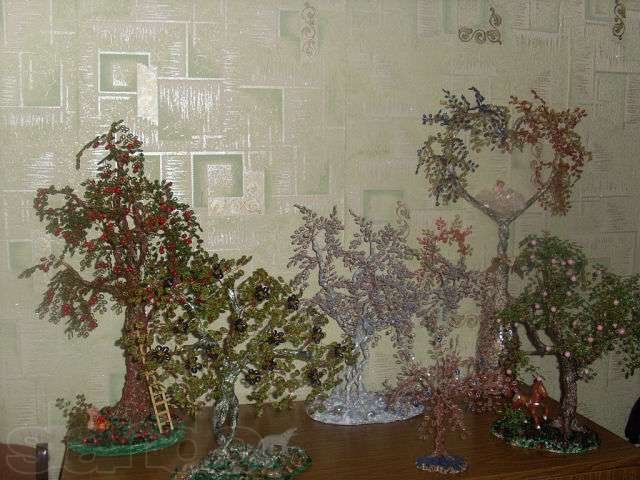 Деревья из бисера ручной работы. в городе Краснодар, фото 3, стоимость: 1 500 руб.