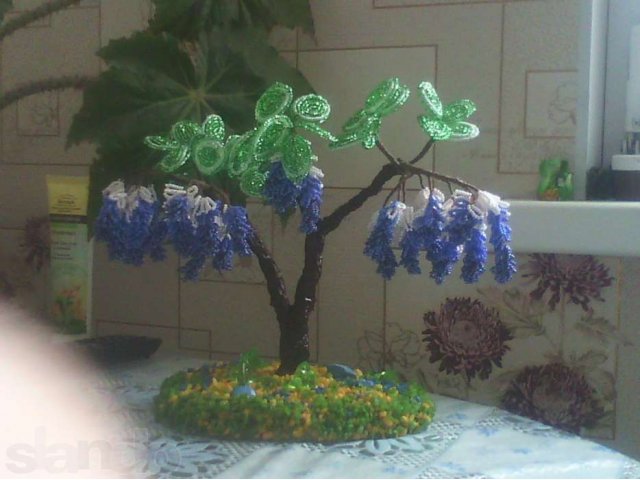 Дерево из бисера. в городе Омск, фото 1, стоимость: 2 000 руб.
