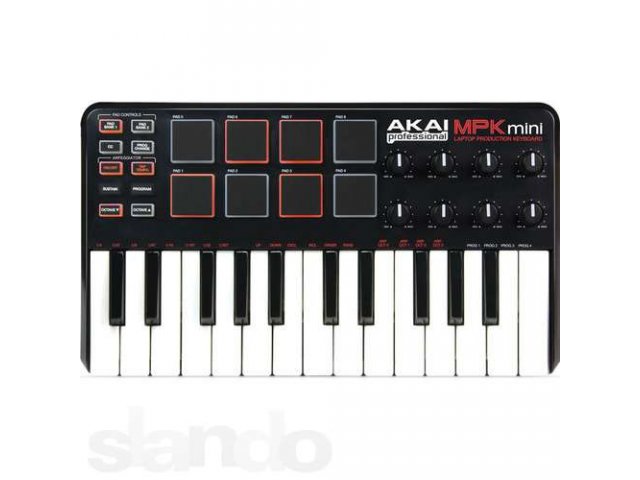 Продается Midi-контроллер AKAI MPK MINI PRO в городе Курган, фото 1, стоимость: 4 800 руб.