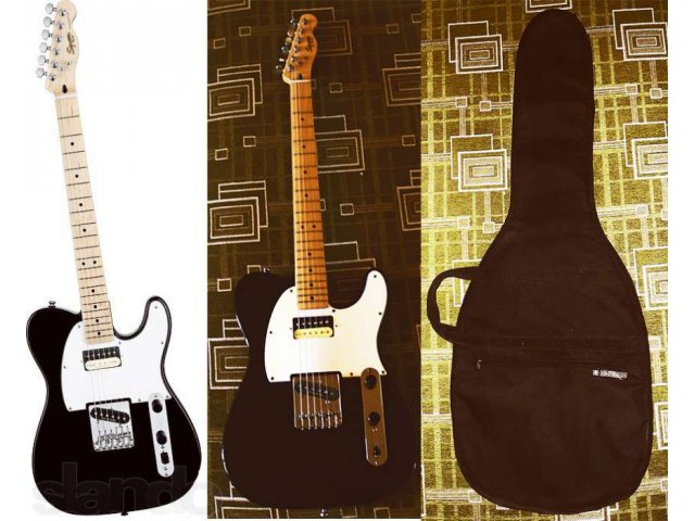 Электрогитара Fender Squier Vintage Modified Tele SH MN Black + чехол в городе Самара, фото 1, стоимость: 14 500 руб.