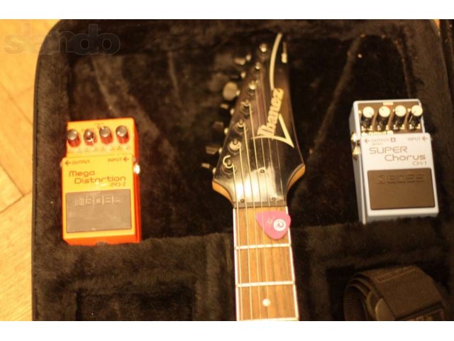 Продам семиструнную гитару Ibanez 7321 с чехлом.НОВОЧЕБОКСАРСК в городе Новочебоксарск, фото 4, Электрогитары