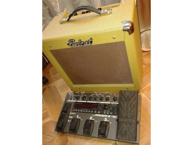 Комбик Belcat+гитарный процессор ZOOM-GFX-5. в городе Тверь, фото 1, Гитарные эффекты