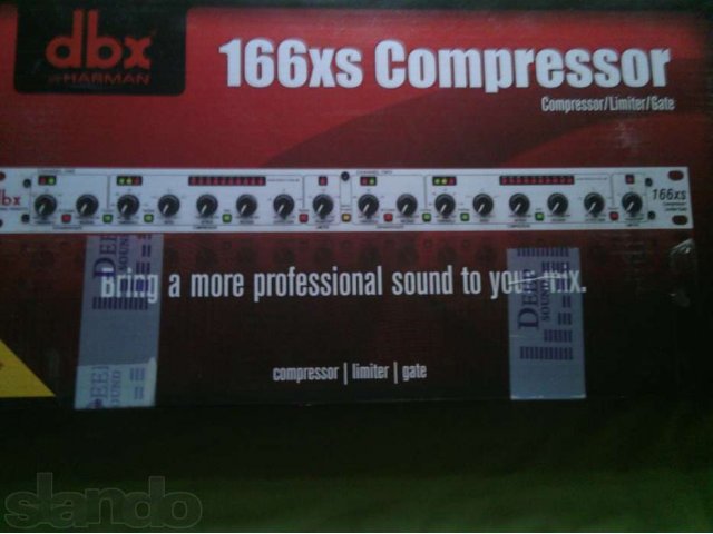 DB166XS это двухканальный компрессор/гейт/лимитер в городе Москва, фото 1, стоимость: 4 000 руб.