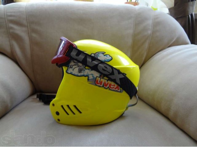 Горнолыжный шлем + очки UVEX в городе Екатеринбург, фото 2, стоимость: 2 000 руб.